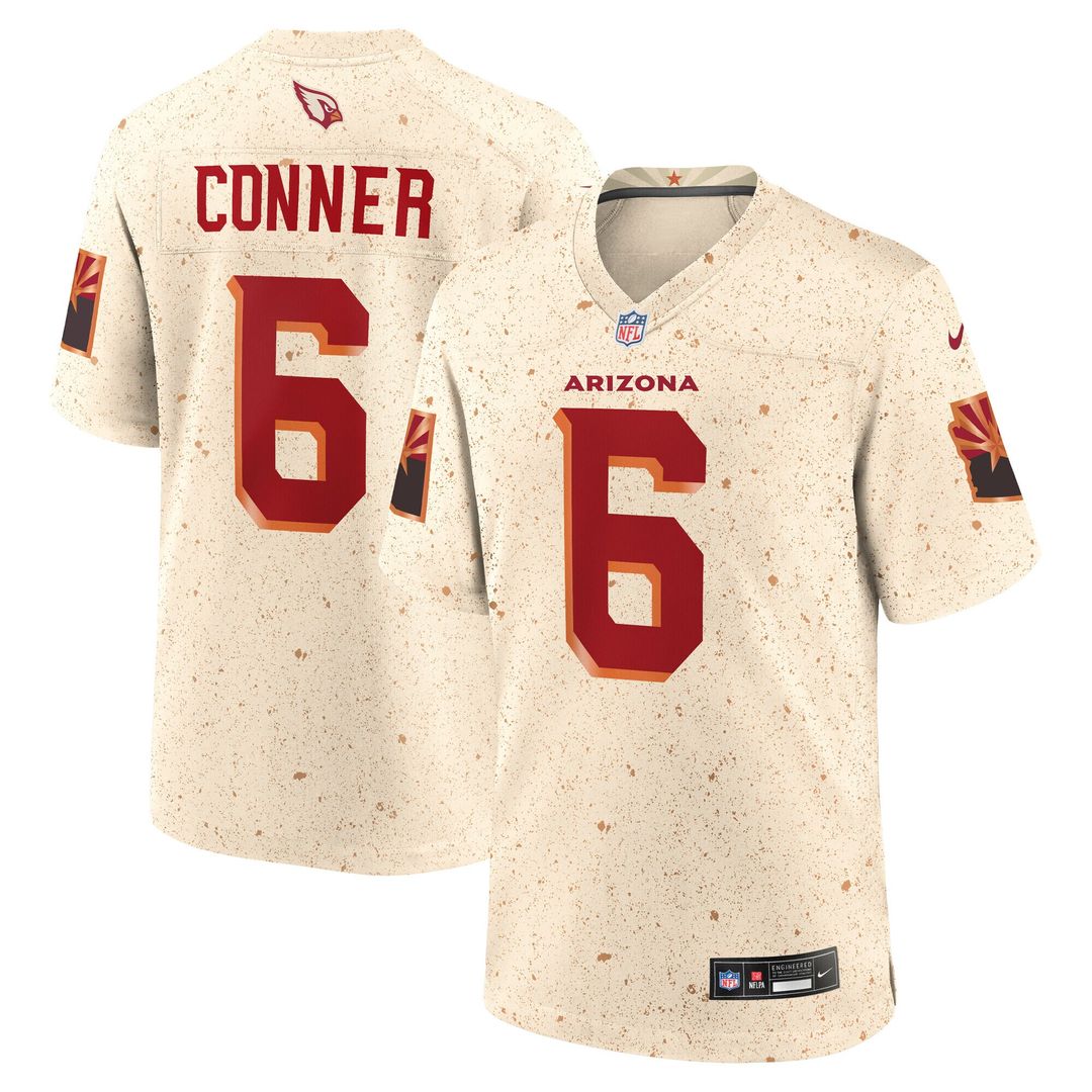 James Conner Arizona Cardinals Nike 2025 Rivalries Collection Game Jersey - Natural Official NFL Team Apparel Football Fan Gear