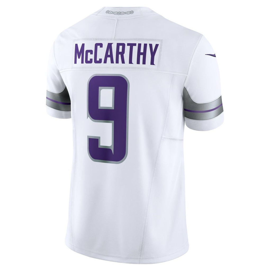 J.J. McCarthy Minnesota Vikings Nike Vapor F.U.S.E. Limited Jersey - White Official NFL Team Apparel Football Fan Gear