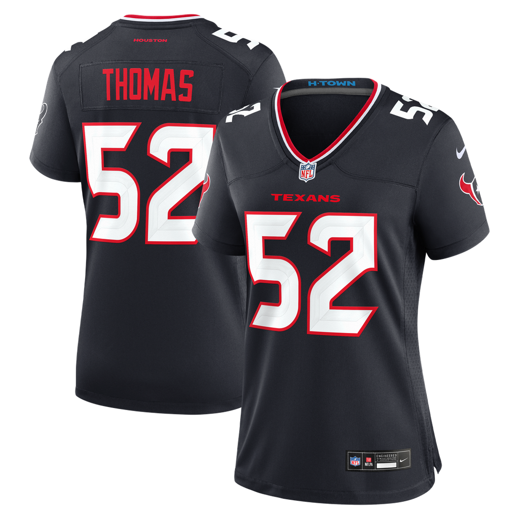 Xavier Thomas Houston Texans Nike Women's Team Game Jersey - Navy Official NFL Team Apparel Football Fan Gear