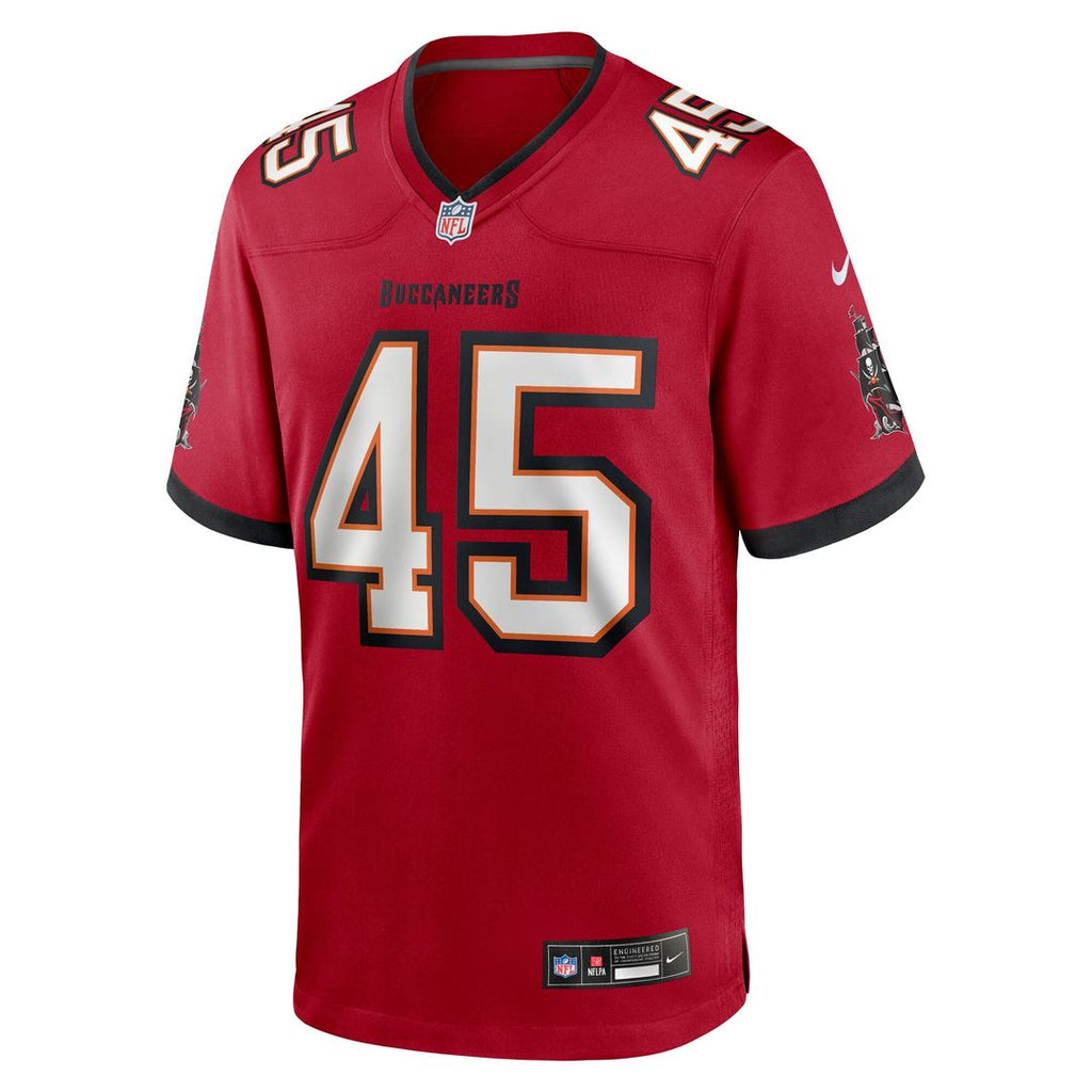 Deion Jones Tampa Bay Buccaneers Nike Team Game Jersey - Red Official NFL Team Apparel Football Fan Gear
