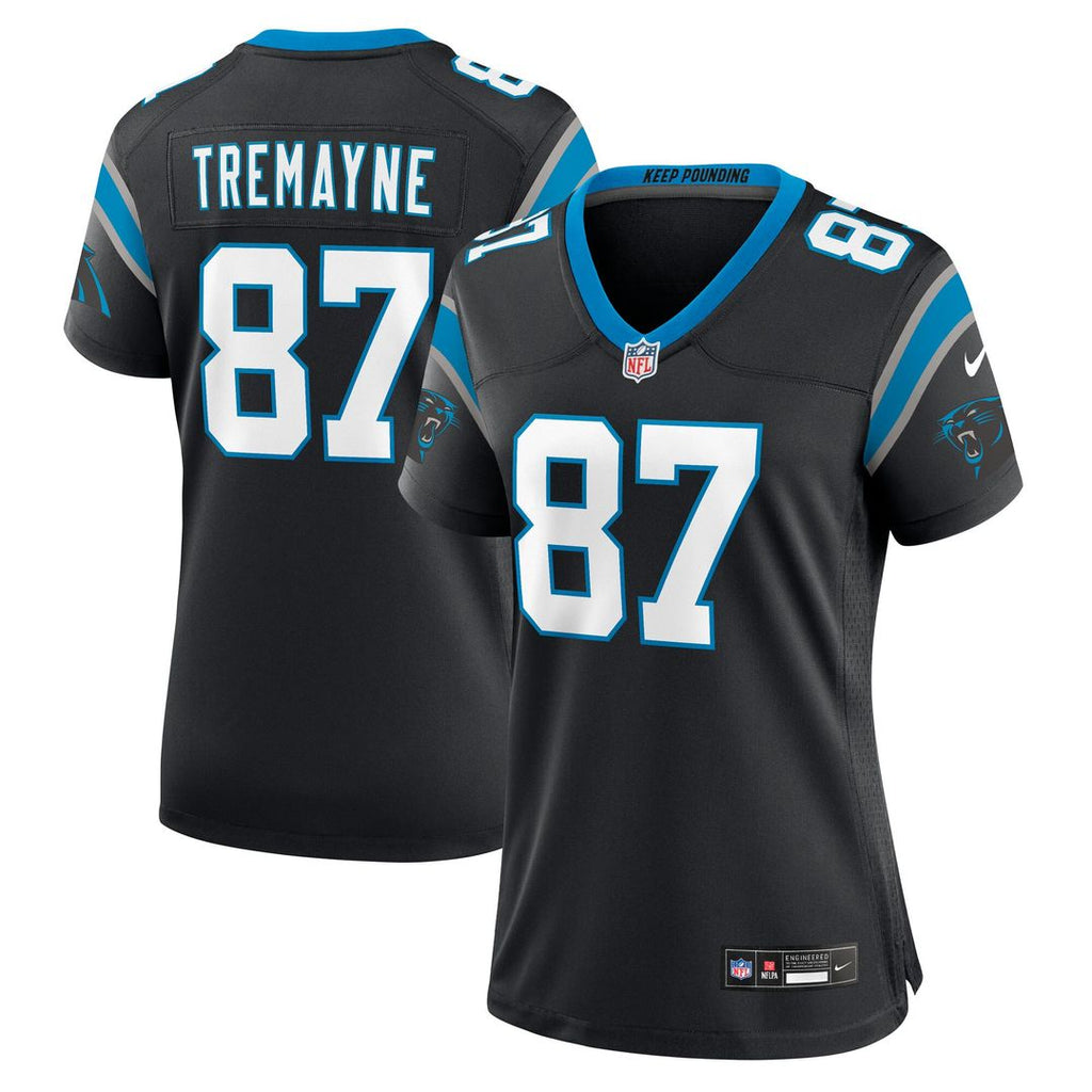 Brycen Tremayne Carolina Panthers Nike Women's Team Game Jersey - Black Official NFL Team Apparel Football Fan Gear