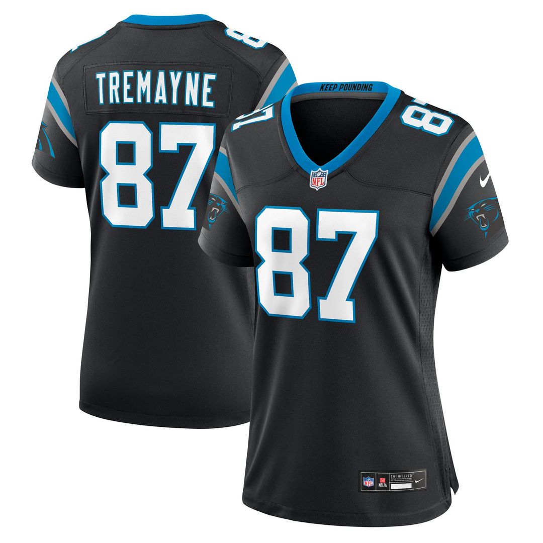 Brycen Tremayne Carolina Panthers Nike Women's Team Game Jersey - Black Official NFL Team Apparel Football Fan Gear