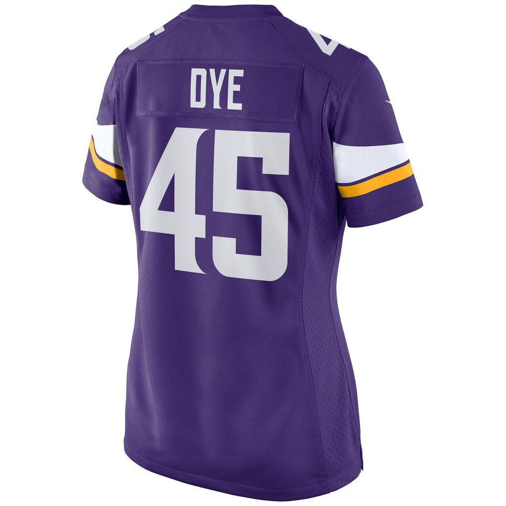 Troy Dye Minnesota Vikings Nike Women's Game Jersey - Purple Official NFL Team Apparel Football Fan Gear