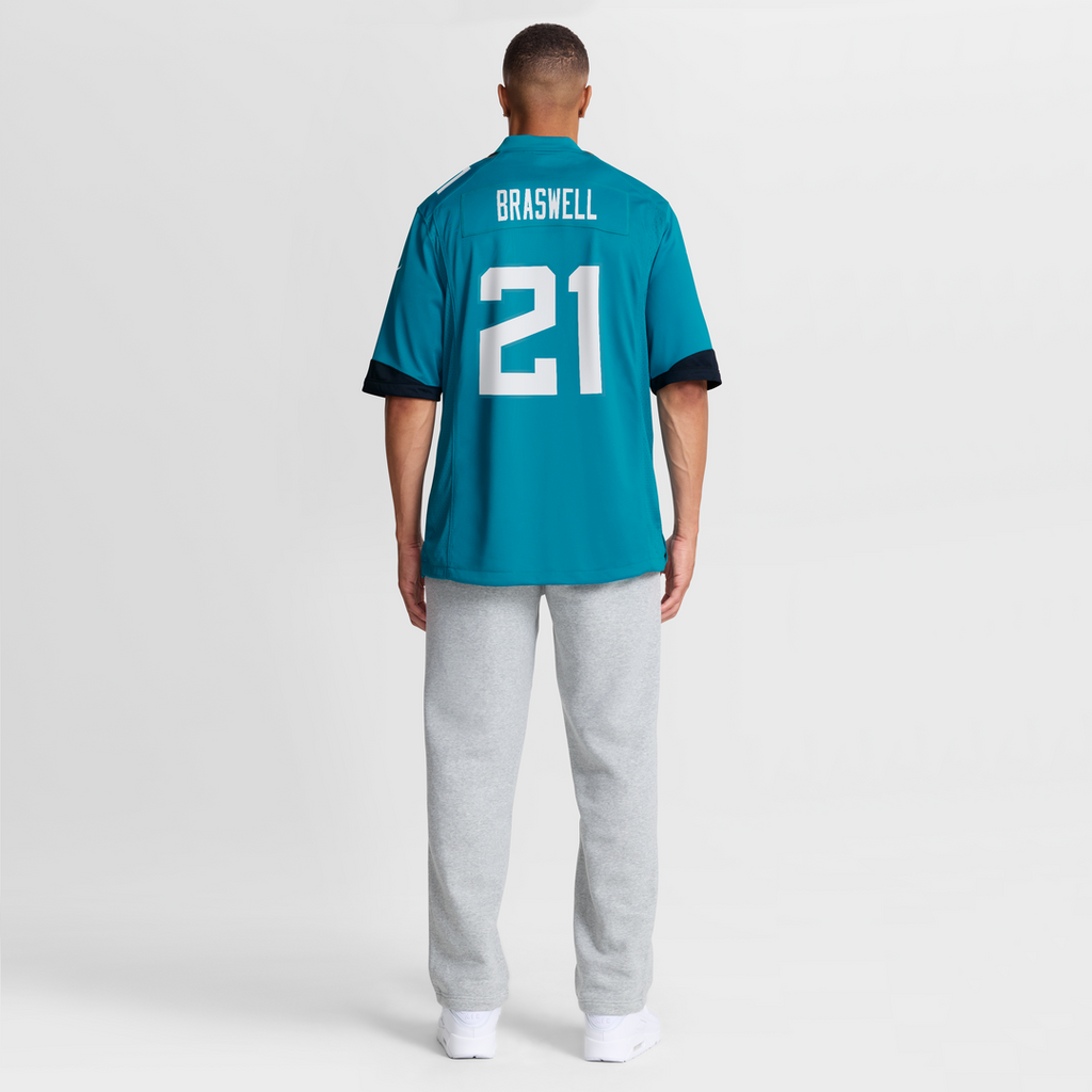 Christian Braswell Jacksonville Jaguars Nike Team Game Jersey - Teal Official NFL Team Apparel Football Fan Gear