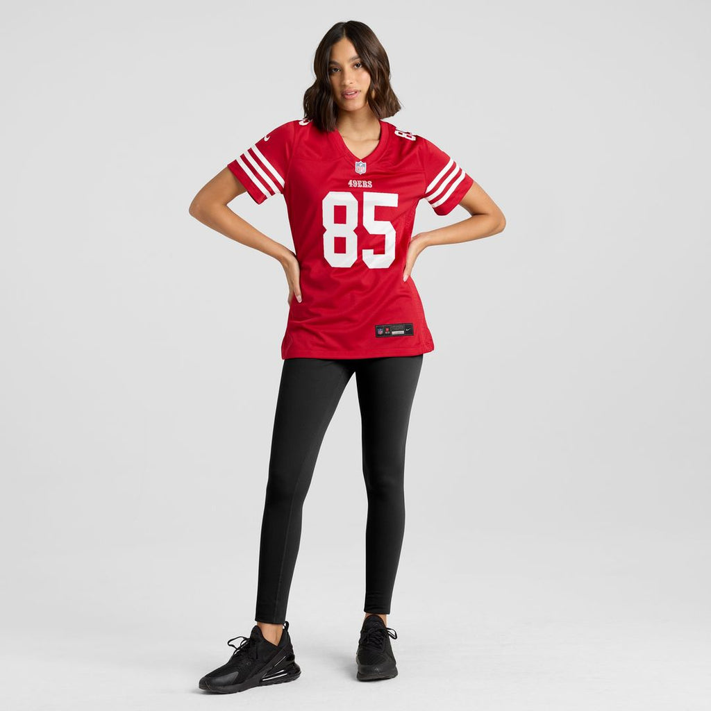 George Kittle San Francisco 49ers Nike Women's Player Jersey - Scarlet Official NFL Team Apparel Football Fan Gear