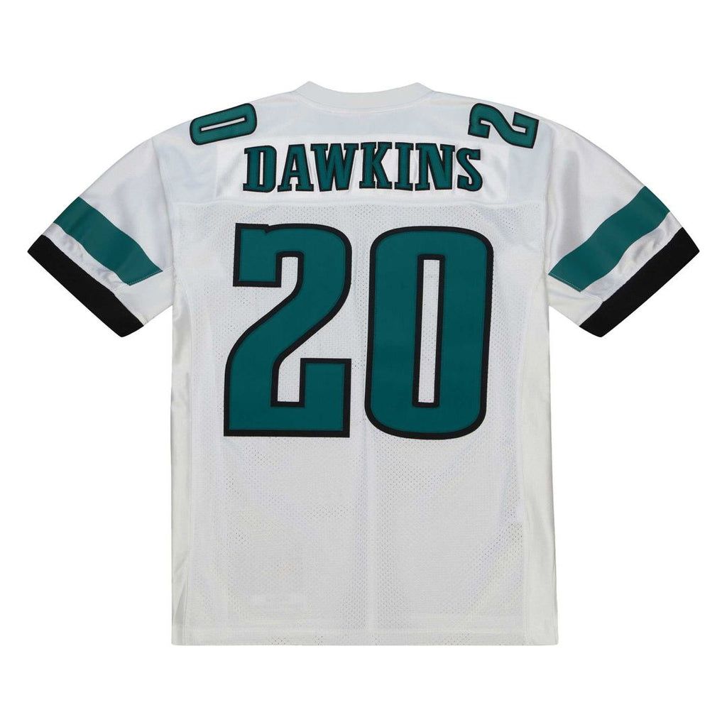 Brian Dawkins Philadelphia Eagles 1996 Mitchell & Ness Authentic Throwback Retired Player Jersey - White Official NFL Team Apparel Football Fan Gear
