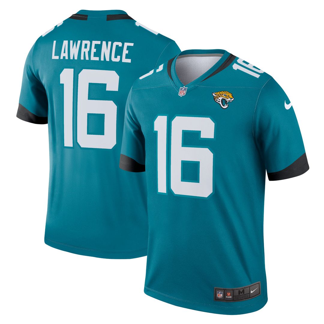 Trevor Lawrence Jacksonville Jaguars Nike Legend Player Performance Top - Teal NFL Fan Gear Popular Style