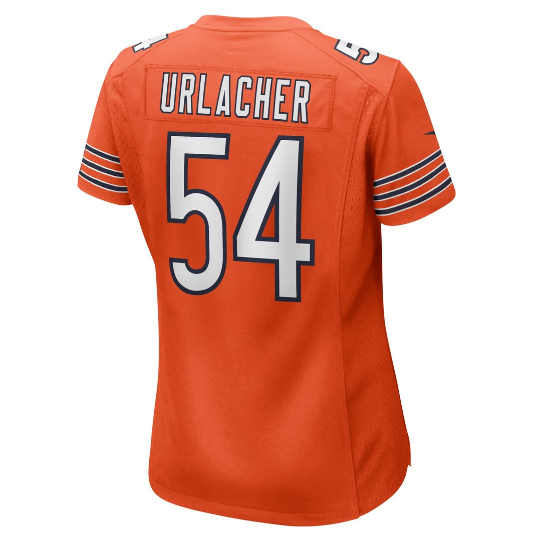 Brian Urlacher Chicago Bears Nike Women's Retired Player Jersey - Orange Official NFL Team Apparel Football Fan Gear