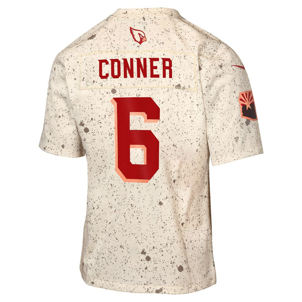 James Conner Arizona Cardinals Nike Youth 2025 Rivalries Collection Game Jersey - Natural Official NFL Team Apparel Football Fan Gear
