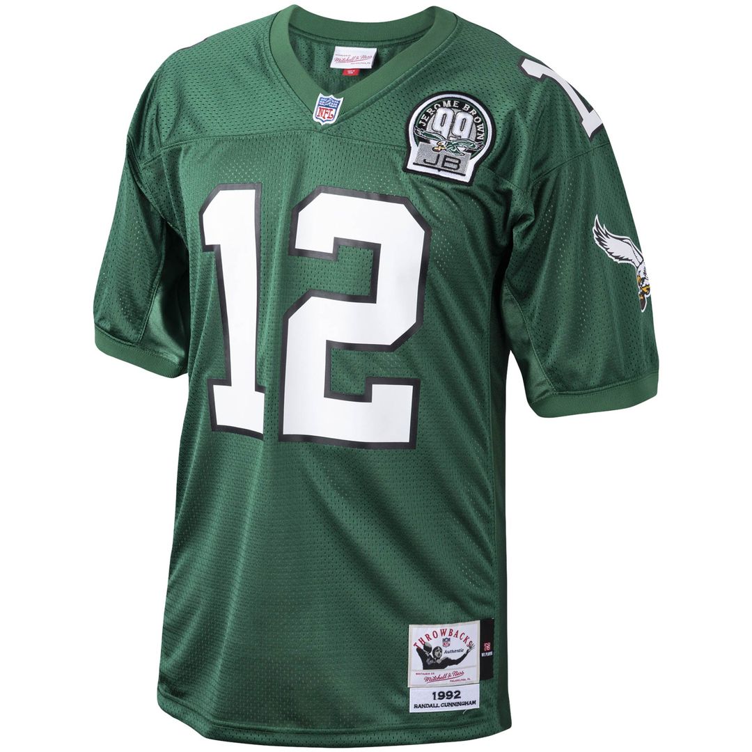 Randall Cunningham Philadelphia Eagles 1994 Mitchell & Ness Authentic Throwback Retired Player Jersey - White Official NFL Team Apparel Football Fan G
