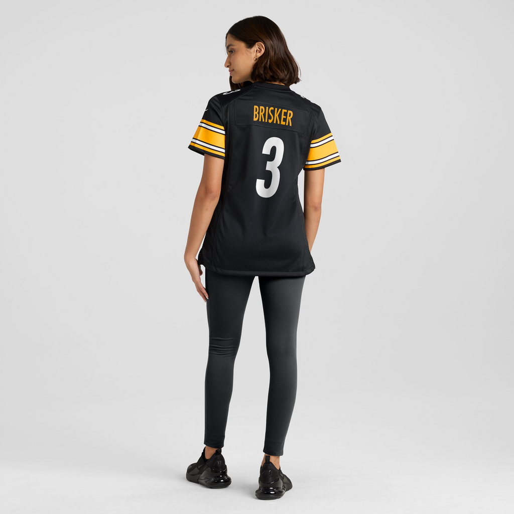 Jaquan Brisker Pittsburgh Steelers Nike Women's Team Game Jersey - Black Official NFL Team Apparel Football Fan Gear