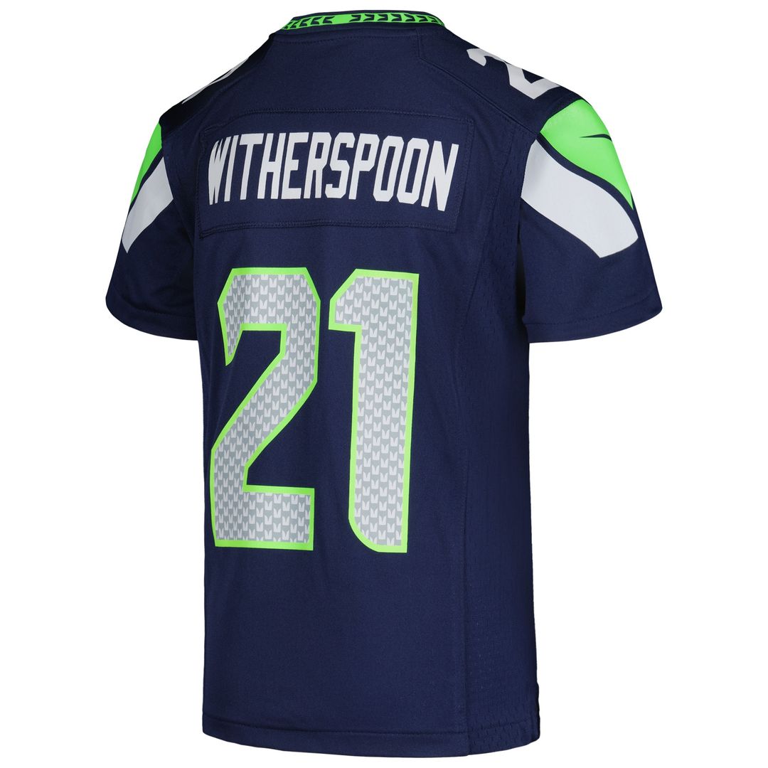 Devon Witherspoon Seattle Seahawks Nike Youth Game Jersey - College Navy Official NFL Team Apparel Football Fan Gear