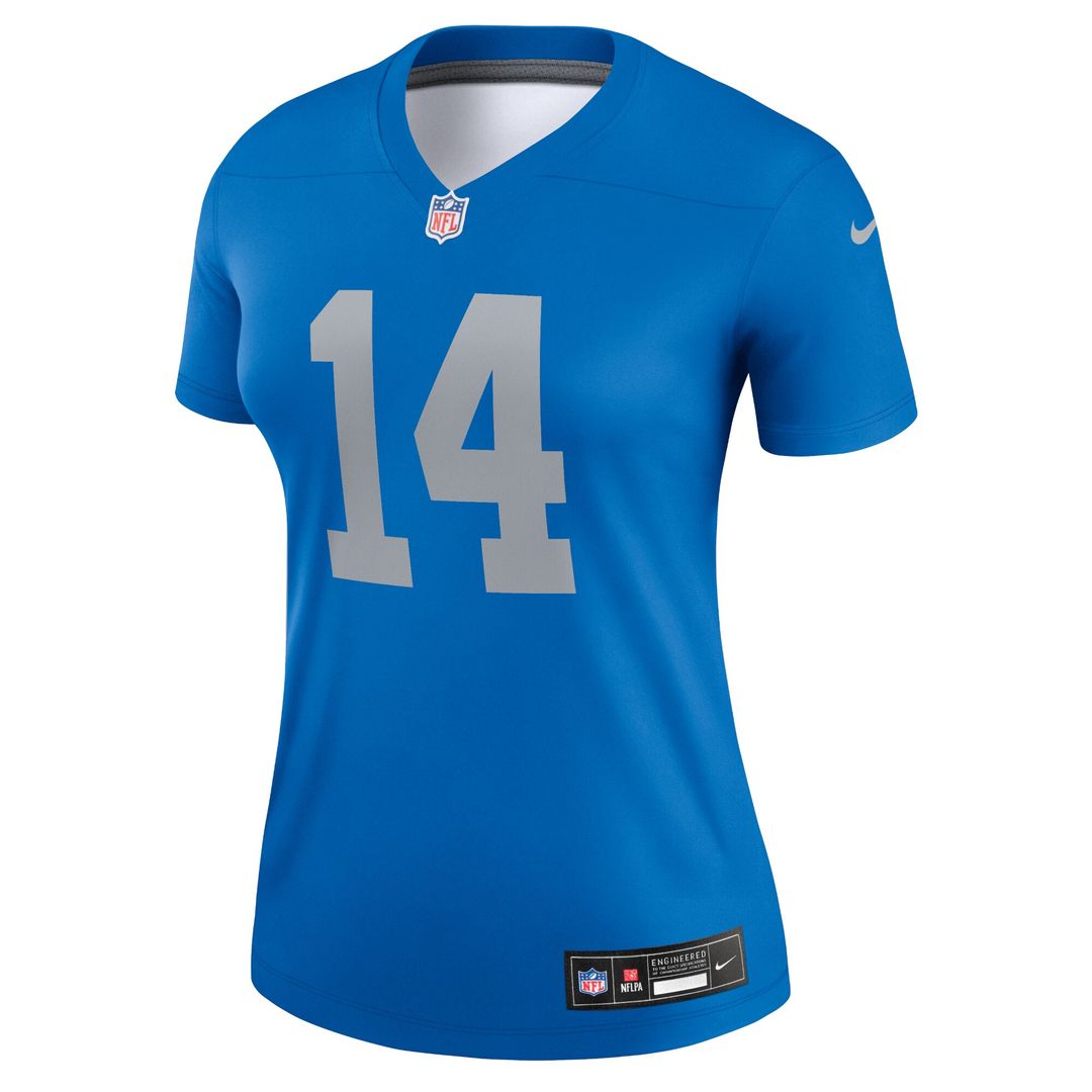 Amon-Ra St. Brown Detroit Lions Nike Women's Alternate Legend Player Performance Top - Blue NFL Fan Gear Popular Style