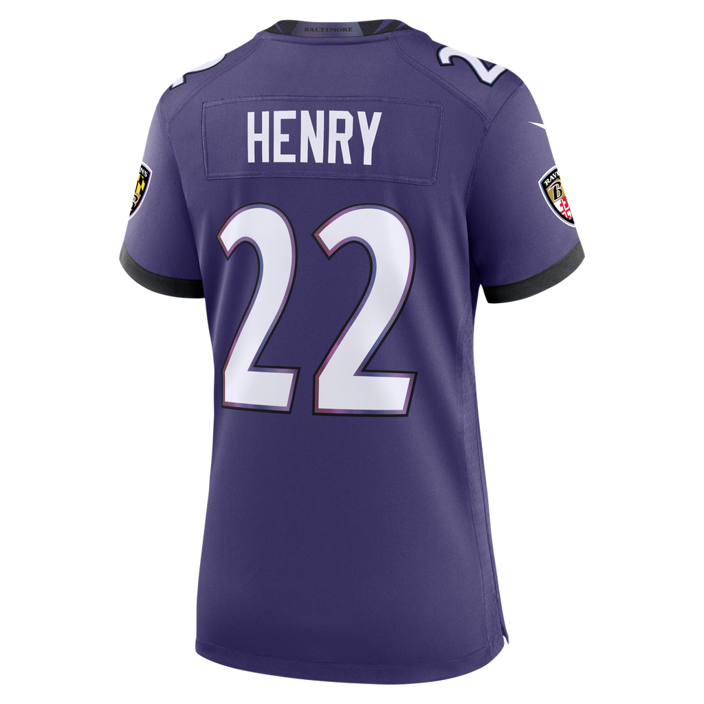 Derrick Henry Baltimore Ravens Nike Women's Team Game Jersey - Purple Official NFL Team Apparel Football Fan Gear
