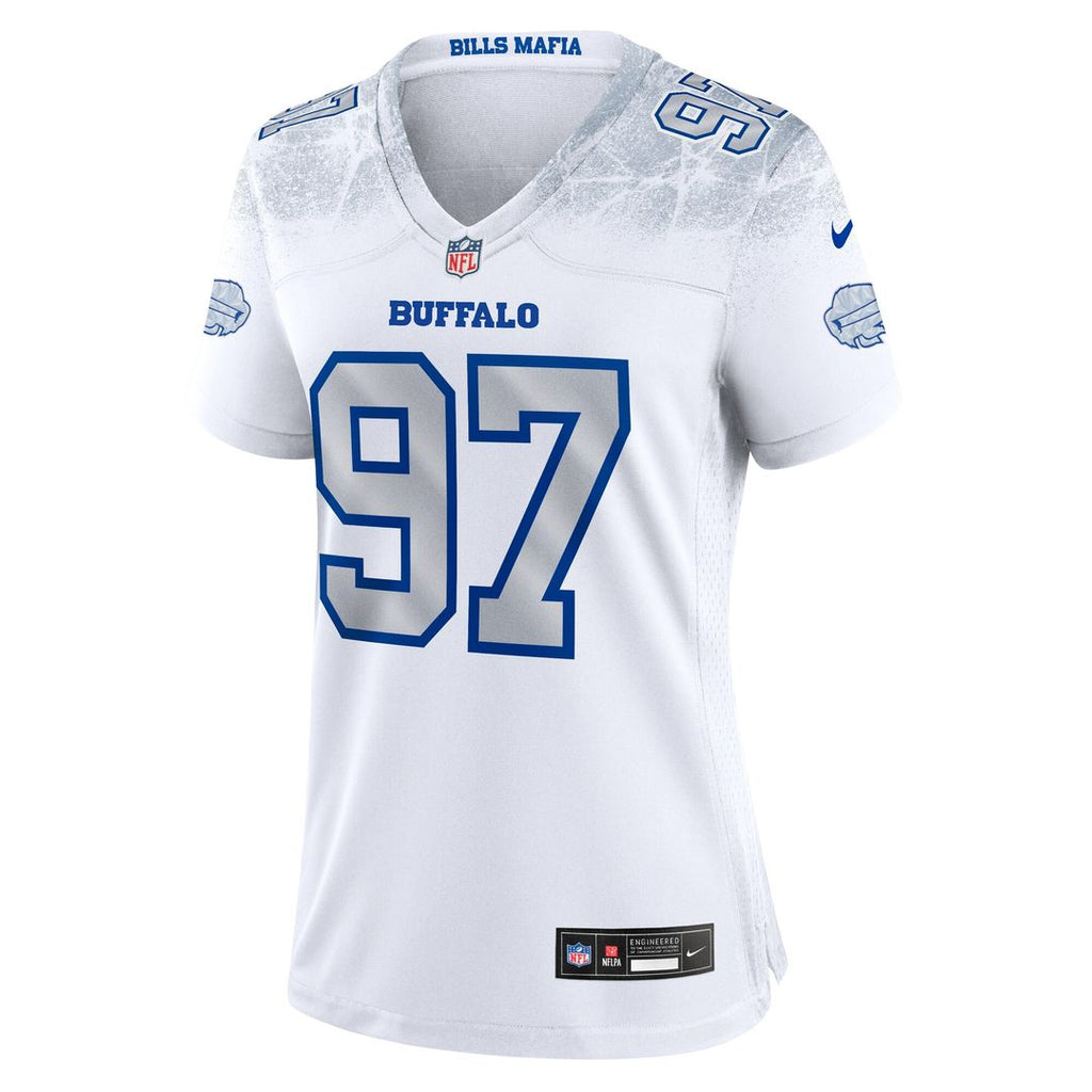Joey Bosa Buffalo Bills Nike Women's 2025 Rivalries Collection Game Jersey - White Official NFL Team Apparel Football Fan Gear