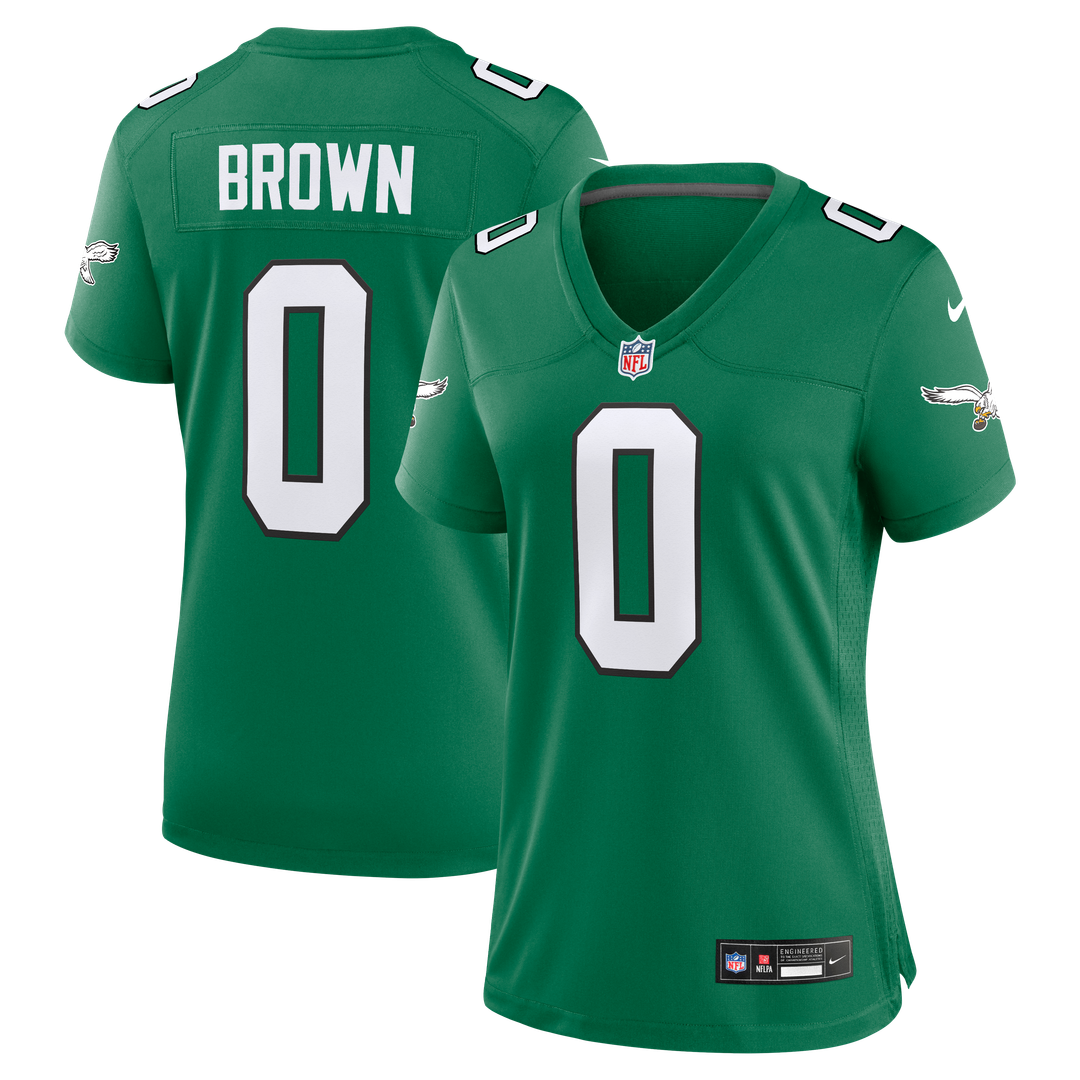 Marquise Brown Philadelphia Eagles Nike Women's Alternate Game Jersey - Kelly Green Official NFL Team Apparel Football Fan Gear