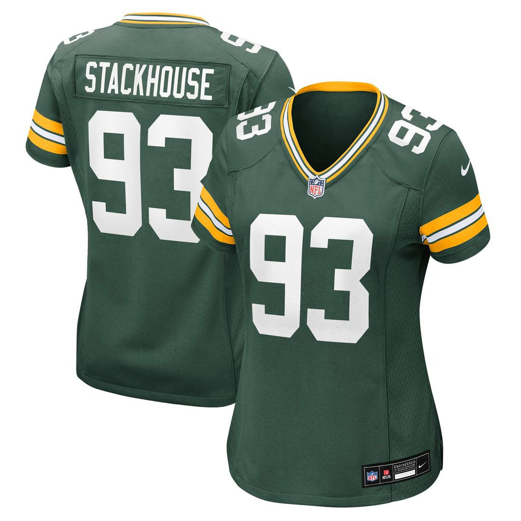Nazir Stackhouse Green Bay Packers Nike Women's Team Game Jersey - Green Official NFL Team Apparel Football Fan Gear