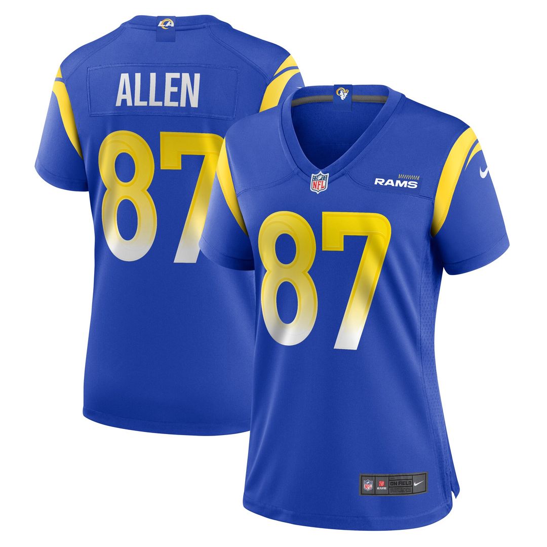 Davis Allen Los Angeles Rams Nike Women's Home Game Jersey - Royal Official NFL Team Apparel Football Fan Gear