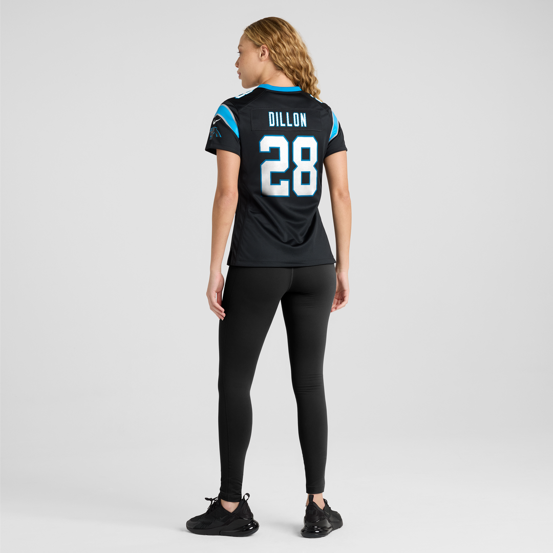 AJ Dillon Carolina Panthers Nike Women's Team Game Jersey - Black Official NFL Team Apparel Football Fan Gear