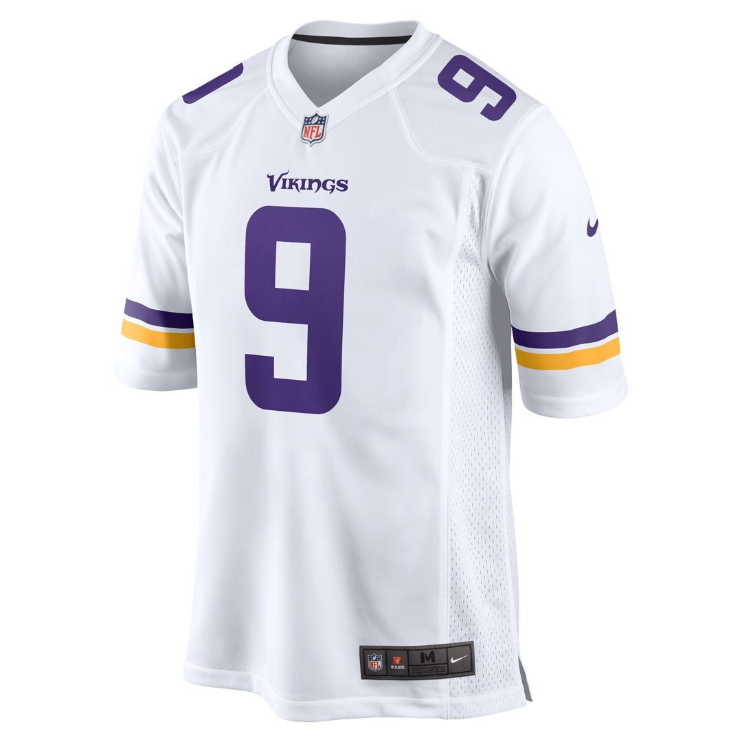 J.J. McCarthy Minnesota Vikings Nike Game Jersey - White Official NFL Team Apparel Football Fan Gear
