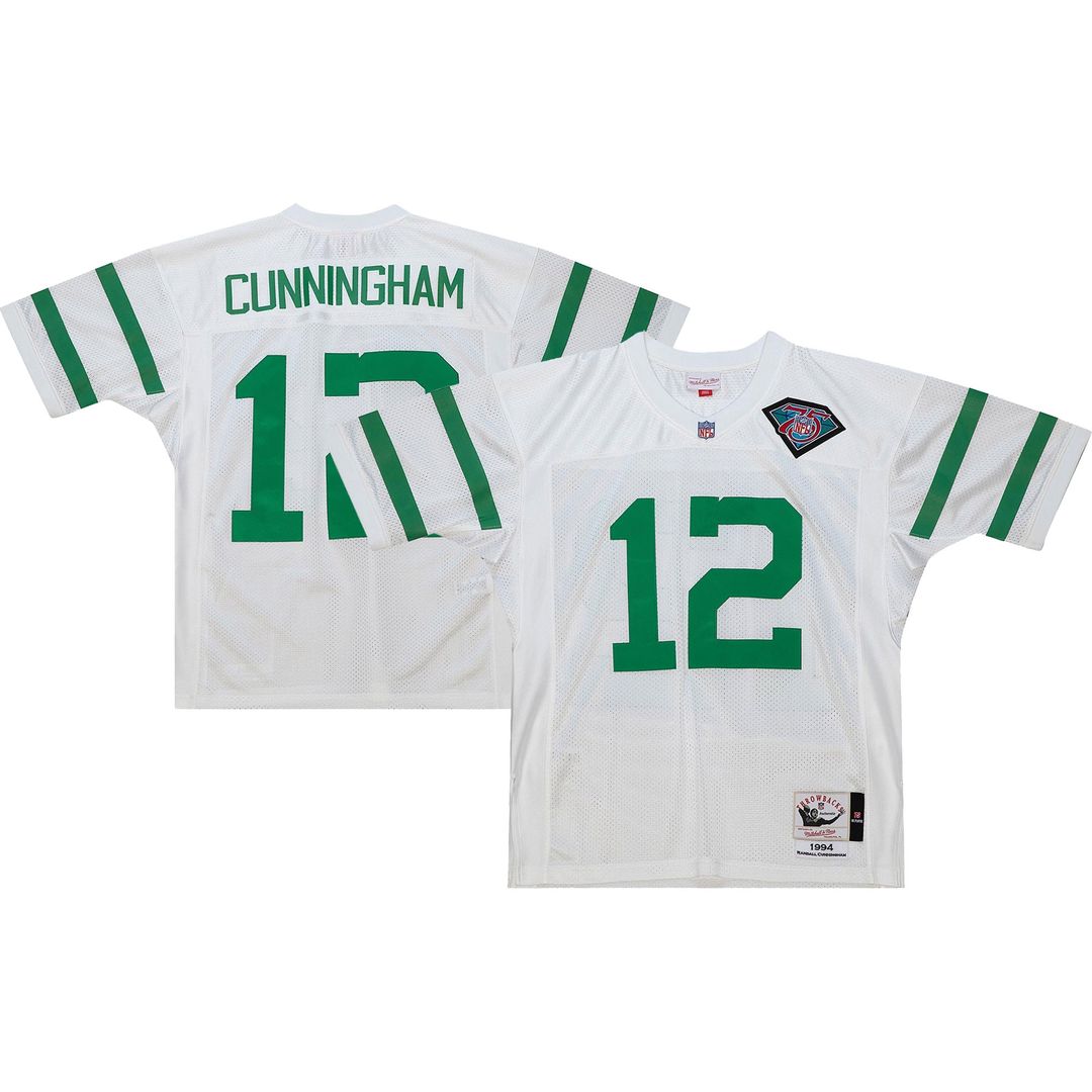 Randall Cunningham Philadelphia Eagles 1994 Mitchell & Ness Authentic Throwback Retired Player Jersey - White Official NFL Team Apparel Football Fan G
