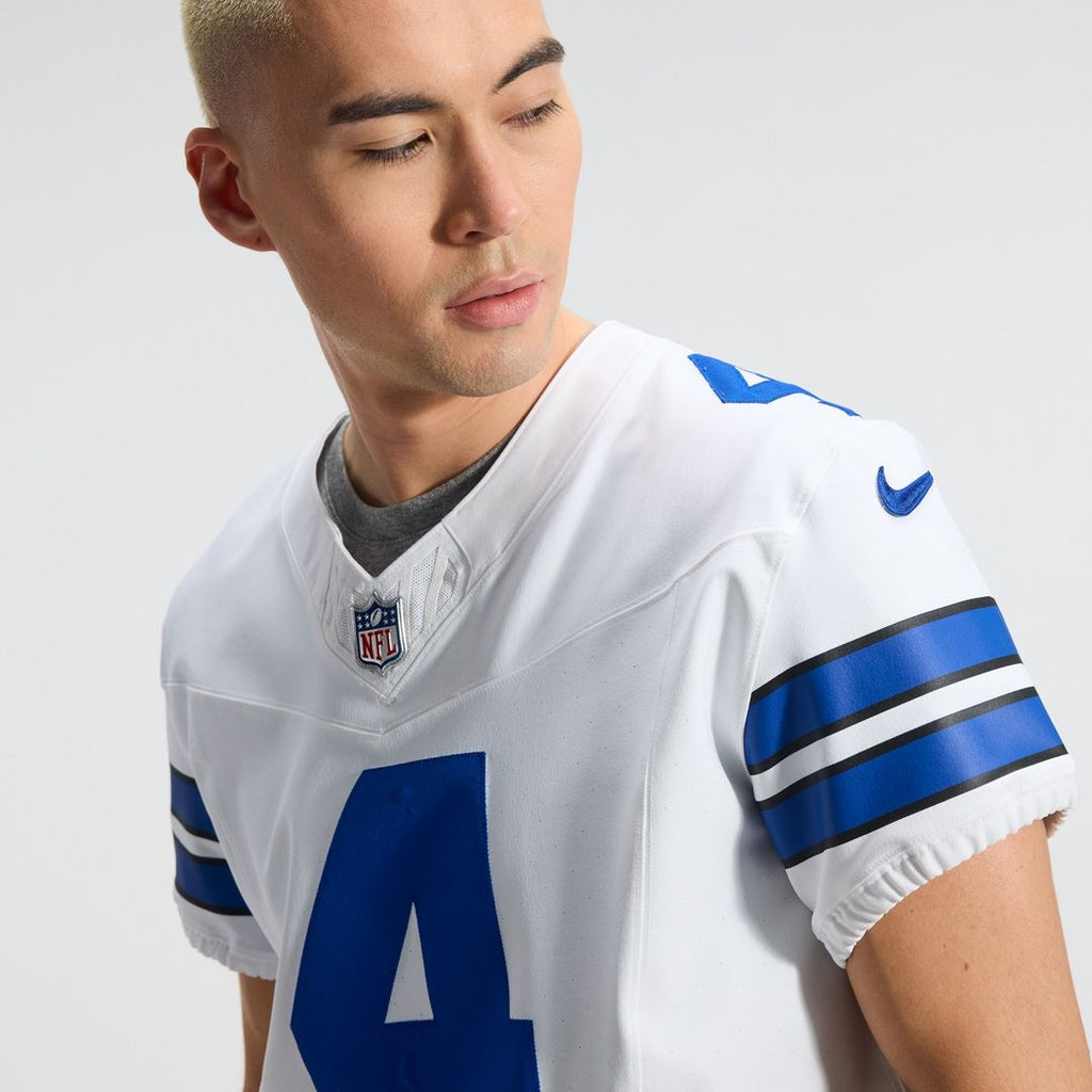 Dak Prescott Dallas Cowboys Nike Vapor F.U.S.E. Elite Jersey - White Official NFL Team Apparel Football Fan Gear