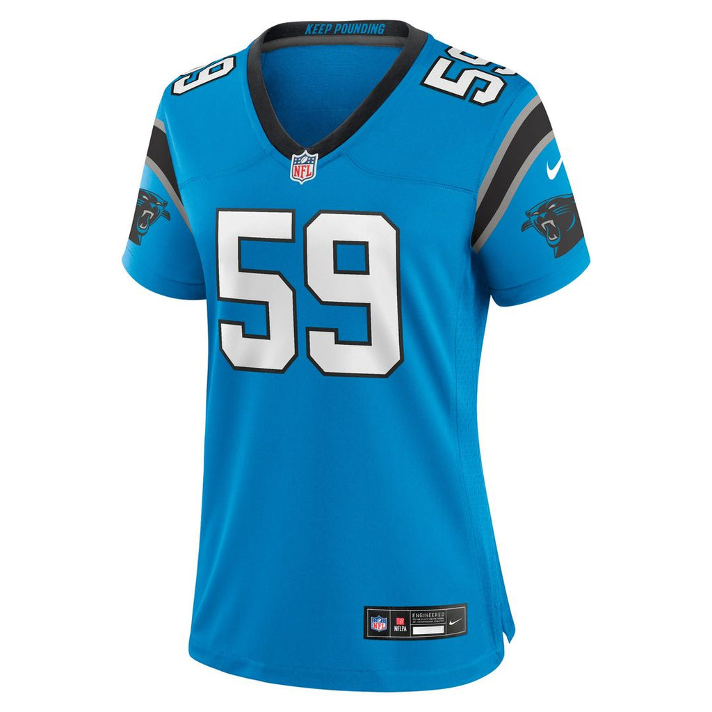 Luke Kuechly Carolina Panthers Nike Women's Retired Player Game Jersey - Blue Official NFL Team Apparel Football Fan Gear