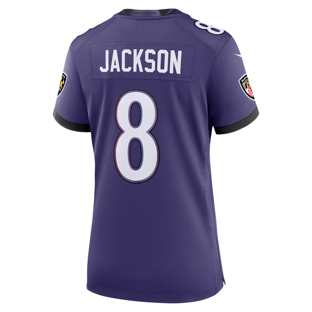 Lamar Jackson Baltimore Ravens Nike Women's Team Game Jersey - Purple Official NFL Team Apparel Football Fan Gear