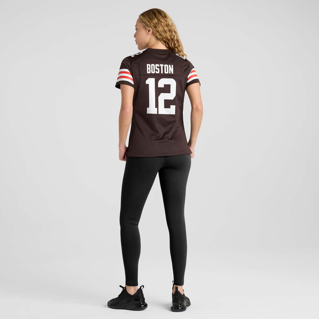 Denzel Boston Cleveland Browns Nike Women's Team Game Jersey - Brown Official NFL Team Apparel Football Fan Gear