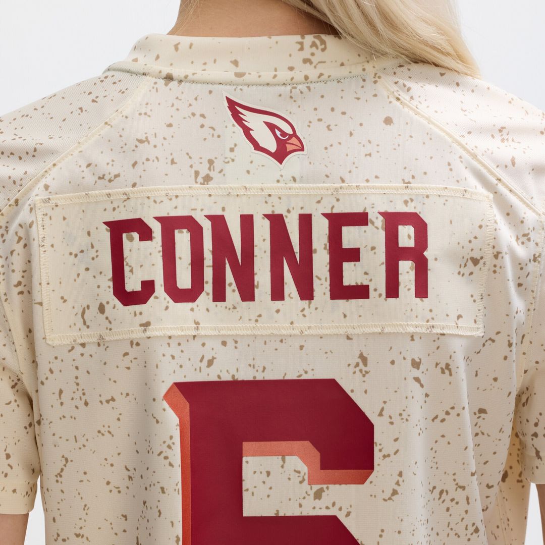 James Conner Arizona Cardinals Nike Women's 2025 Rivalries Collection Game Jersey - Natural Official NFL Team Apparel Football Fan Gear