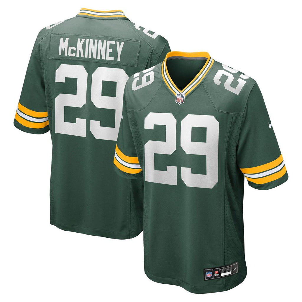 Xavier McKinney Green Bay Packers Nike Team Game Jersey - Green Official NFL Team Apparel Football Fan Gear