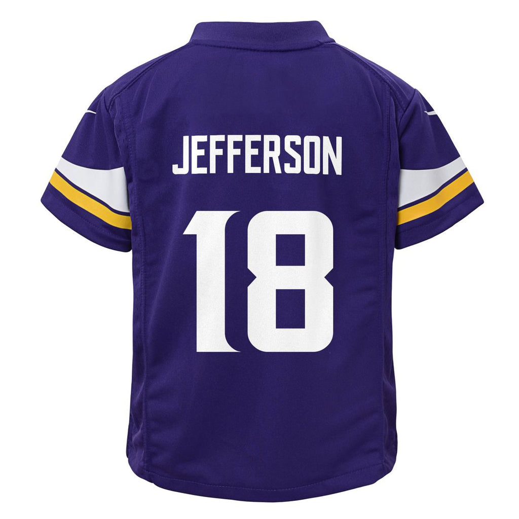 Justin Jefferson Minnesota Vikings Nike Toddler Game Jersey - Purple Official NFL Team Apparel Football Fan Gear