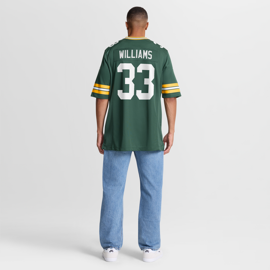 Evan Williams Green Bay Packers Nike Game Jersey - Green Official NFL Team Apparel Football Fan Gear
