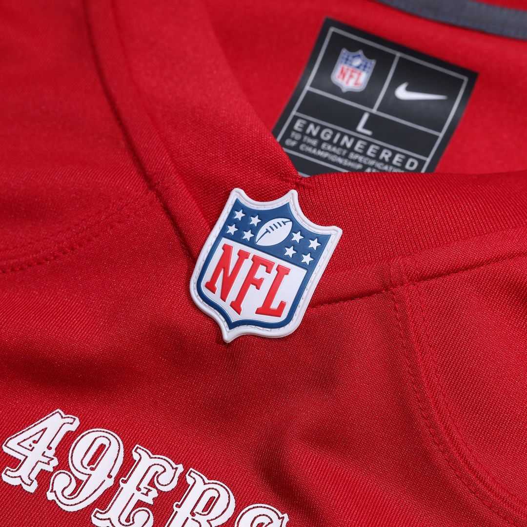 Number 1 Groom San Francisco 49ers Nike Game Jersey - Scarlet Official NFL Team Apparel Football Fan Gear