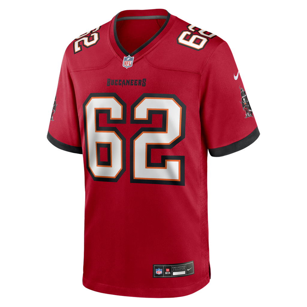 Graham Barton Tampa Bay Buccaneers Nike Player Game Jersey - Red Official NFL Team Apparel Football Fan Gear
