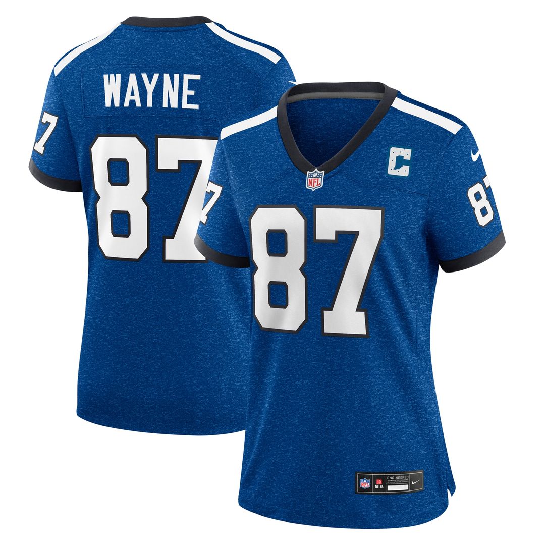 Reggie Wayne Indianapolis Colts Women's Nike Retired Player Game Jersey - Royal Official NFL Team Apparel Football Fan Gear