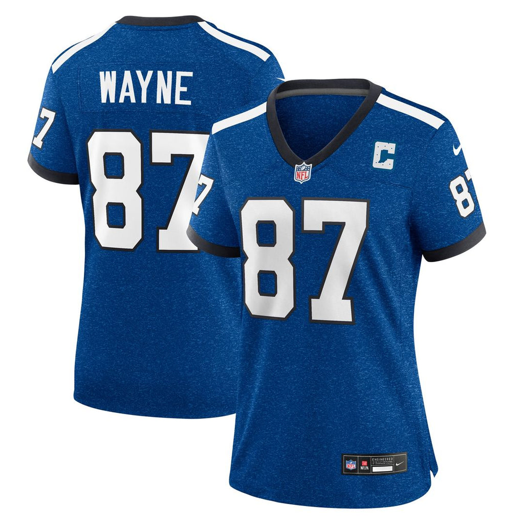 Reggie Wayne Indianapolis Colts Nike Women's Indiana Nights Alternate Game Jersey - Royal Official NFL Team Apparel Football Fan Gear