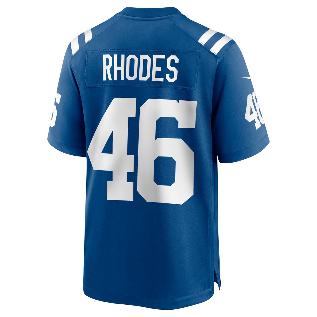 Luke Rhodes Indianapolis Colts Nike Game Jersey - Royal Official NFL Team Apparel Football Fan Gear
