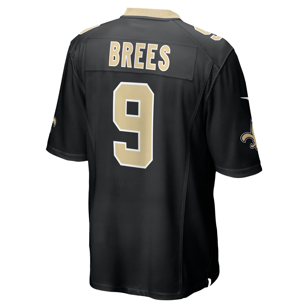 Drew Brees New Orleans Saints Nike Team Game Jersey - Black Official NFL Team Apparel Football Fan Gear