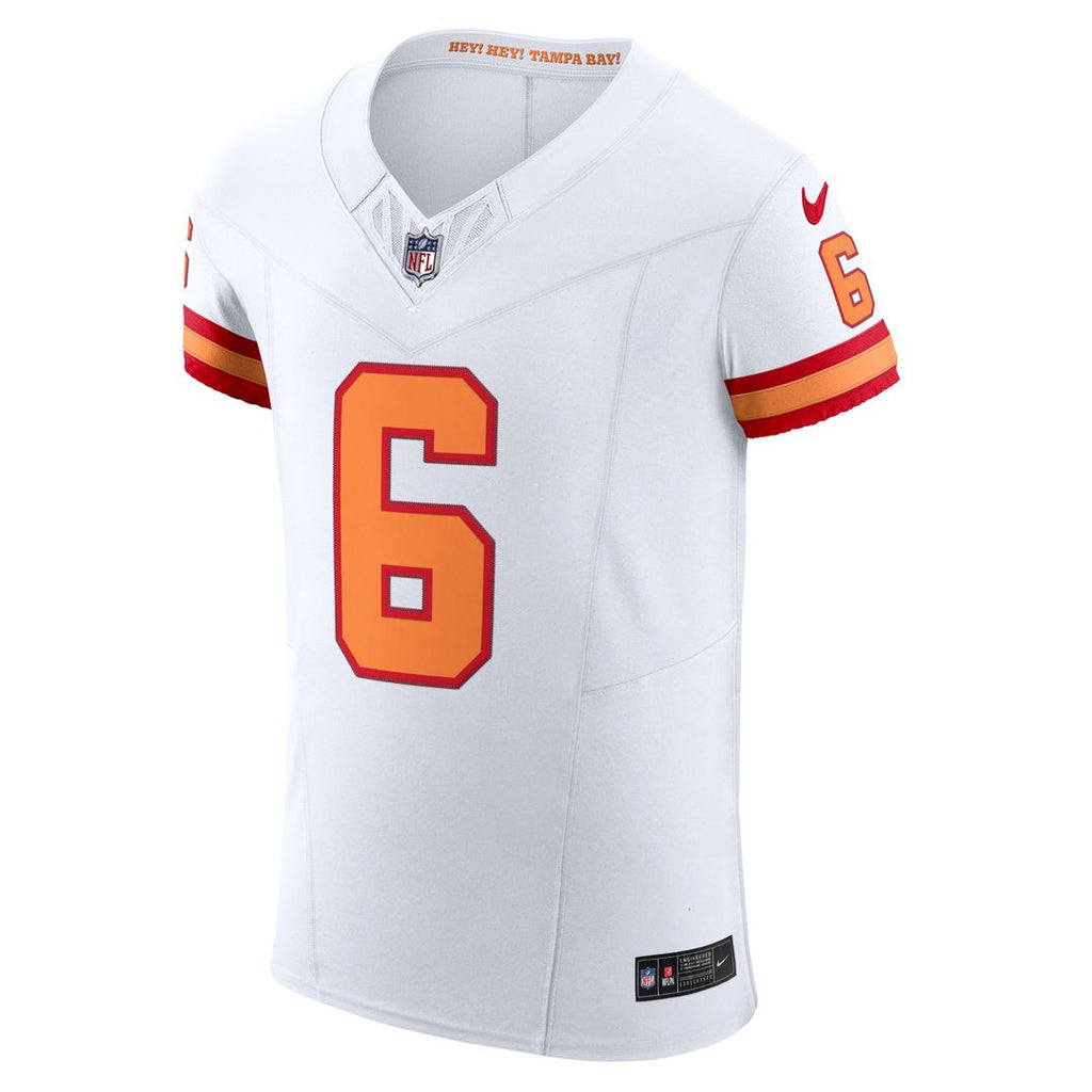 Baker Mayfield Tampa Bay Buccaneers Nike The '76 Jersey Vapor F.U.S.E. Elite Jersey - White Official NFL Team Apparel Football Fan Gear