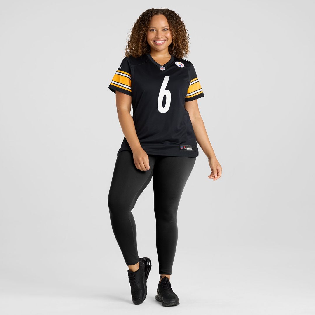 Patrick Queen Pittsburgh Steelers Nike Women's Game Player Jersey - Black Official NFL Team Apparel Football Fan Gear
