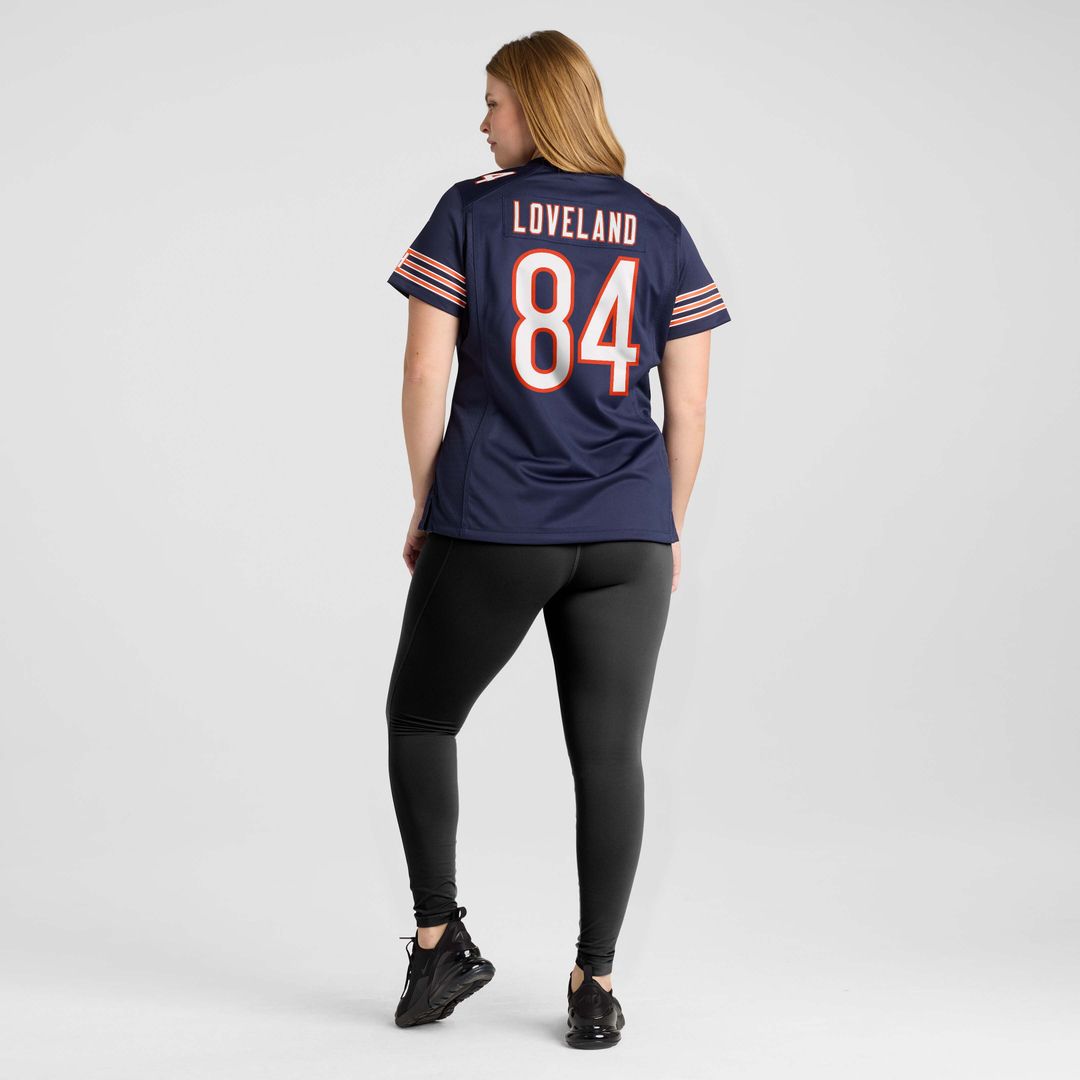 Colston Loveland Chicago Bears Nike Women's Team Game Jersey - Navy Official NFL Team Apparel Football Fan Gear