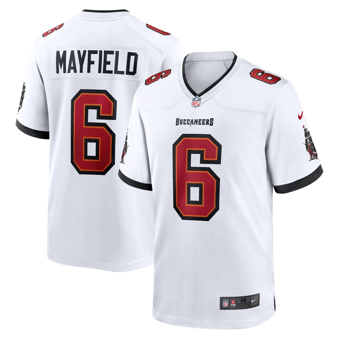 Baker Mayfield Tampa Bay Buccaneers Nike Youth Game Jersey - Pewter Official NFL Team Apparel Football Fan Gear