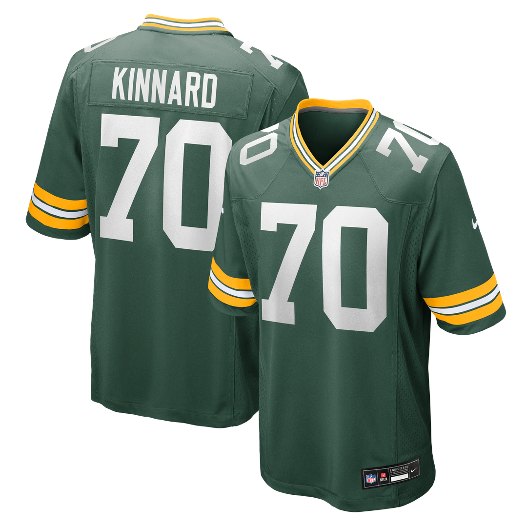Darian Kinnard Green Bay Packers Nike Team Game Jersey - Green Official NFL Team Apparel Football Fan Gear