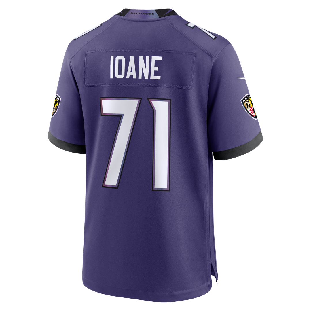 Olaivavega Ioane Baltimore Ravens Nike 2026 NFL Draft First Round Pick No. 14 Team Game Jersey - Purple Official NFL Team Apparel Football Fan Gear