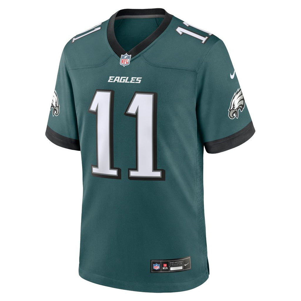 A.J. Brown Philadelphia Eagles Nike Team Game Jersey - Midnight Green Official NFL Team Apparel Football Fan Gear