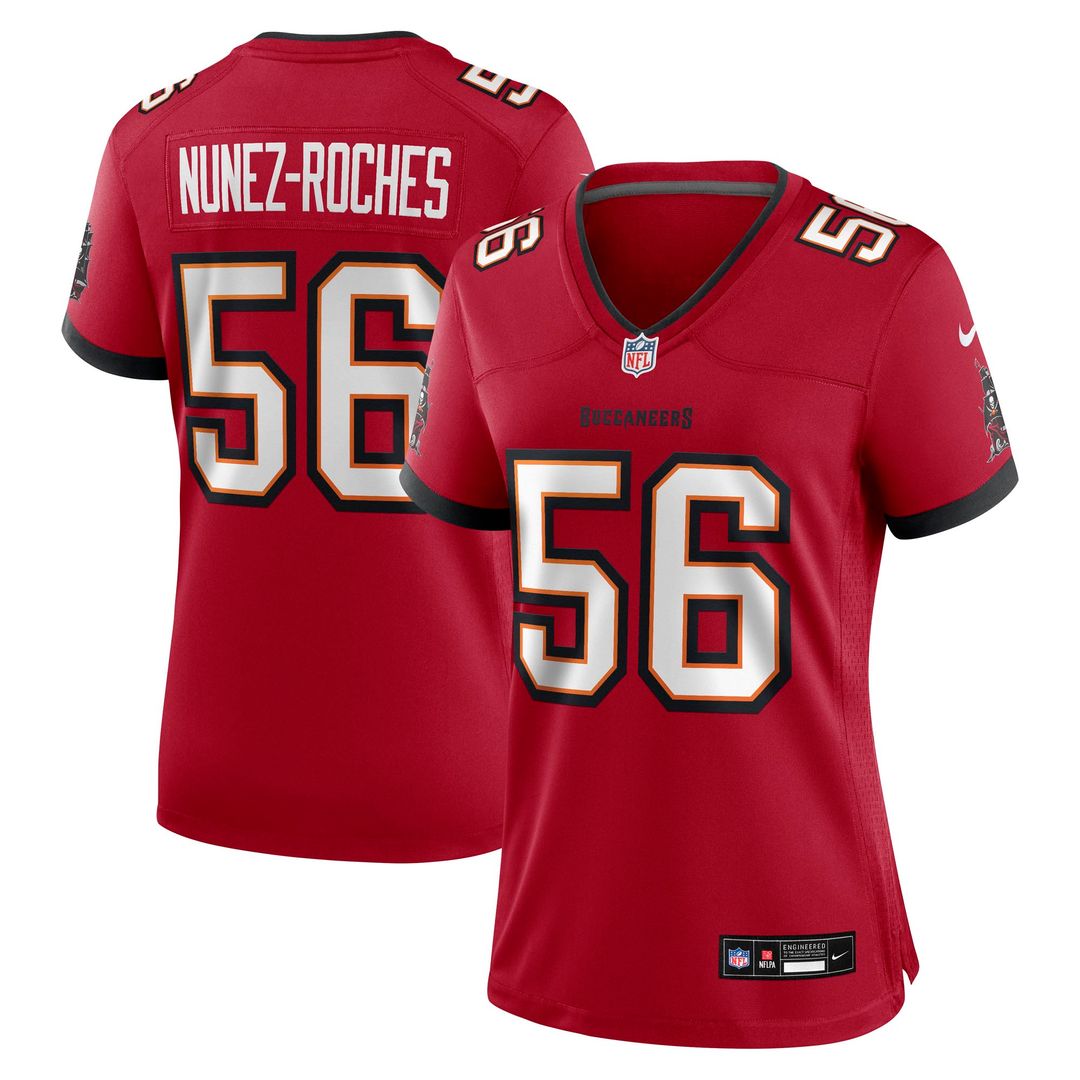 Rakeem Nunez-Roches Tampa Bay Buccaneers Nike Women's Team Game Jersey - Red Official NFL Team Apparel Football Fan Gear