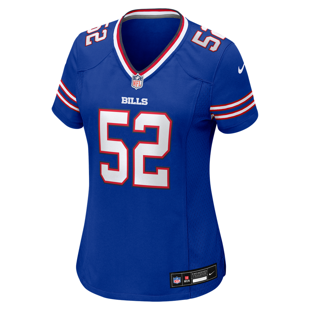 Kaleb Elarms-Orr Buffalo Bills Nike Women's Team Game Jersey - Royal Official NFL Team Apparel Football Fan Gear
