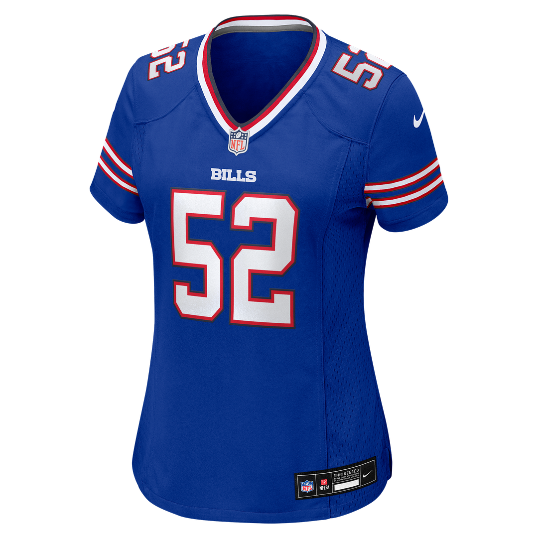 Kaleb Elarms-Orr Buffalo Bills Nike Women's Team Game Jersey - Royal Official NFL Team Apparel Football Fan Gear