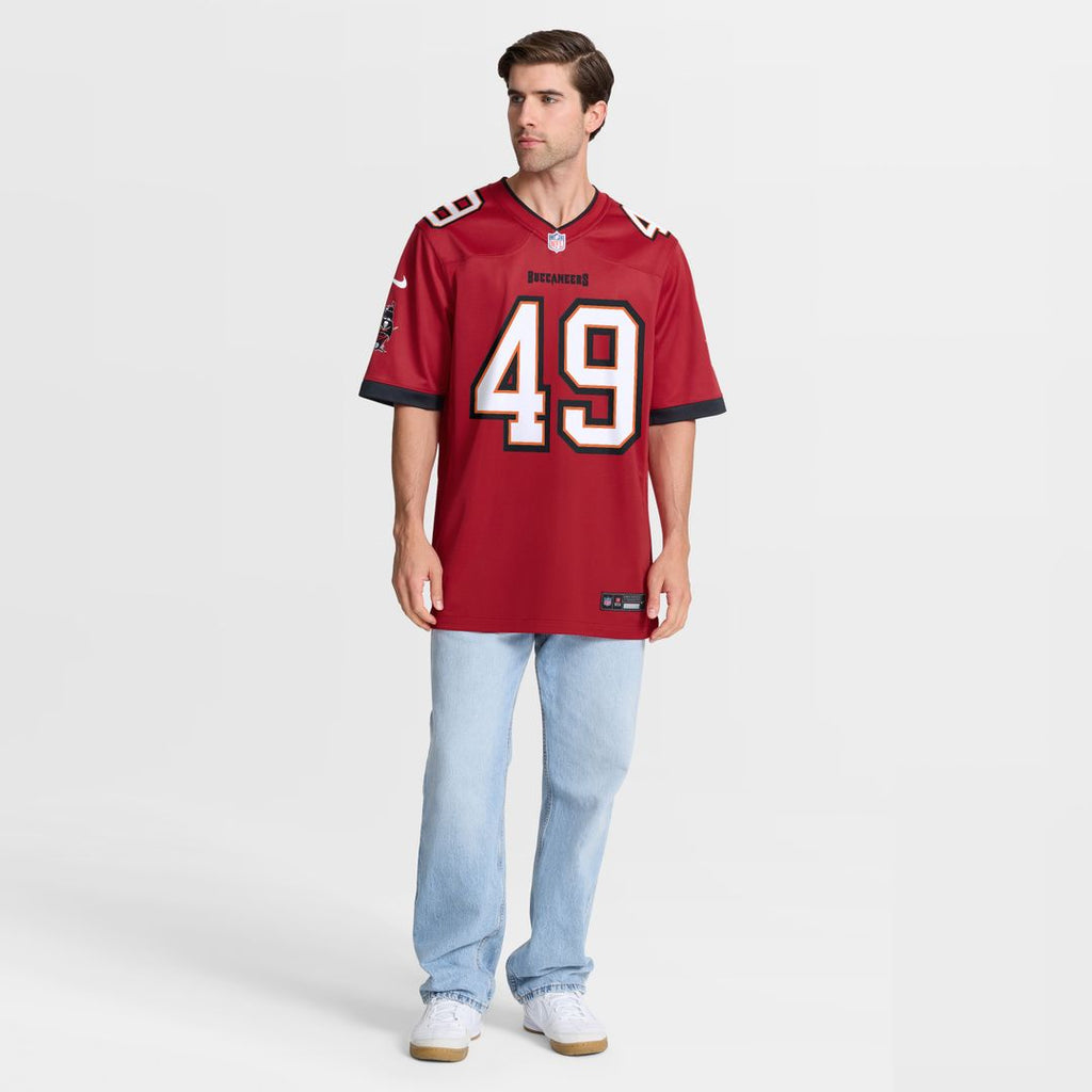 Owen Wright Tampa Bay Buccaneers Nike Team Game Jersey - Red Official NFL Team Apparel Football Fan Gear